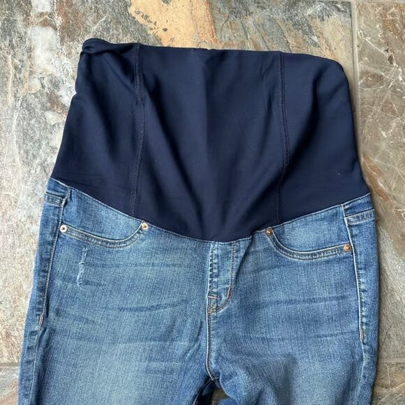 INGRID & ISABEL Women’s Maternity Skinny Jeans Distressed Size 30 - Picture 4 of 7